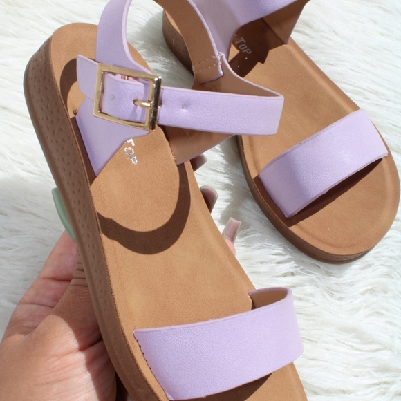 Lavender Sandals - Picture 2 of 3